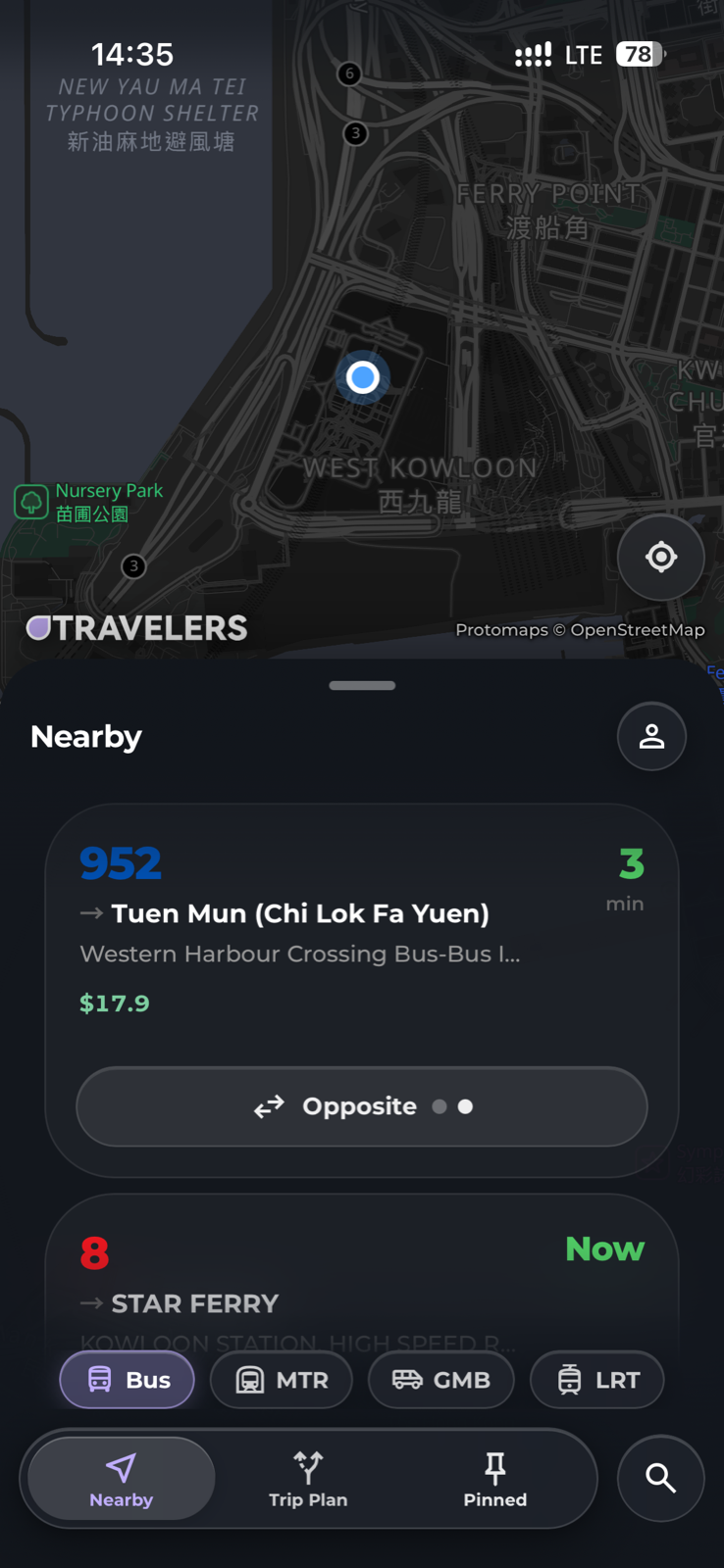 MORGAN Travelers Hong Kong transit app